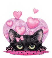 Cat in love