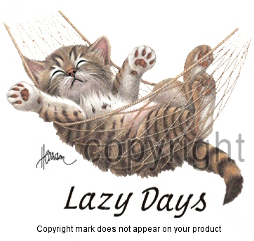 Lazy days cat - 4548