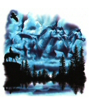 Cloud horses