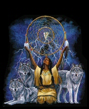 Wolves and dreamcatcher