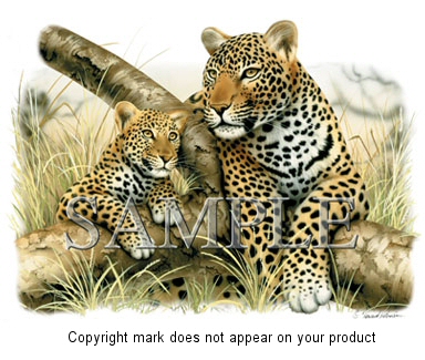 Leopard and cub - 4801